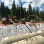 Slinger truck backfilling Fuel tank at Copper Mountain Ski Resort